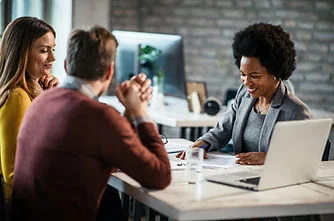 A LightUp Tax advisor meeting with a client