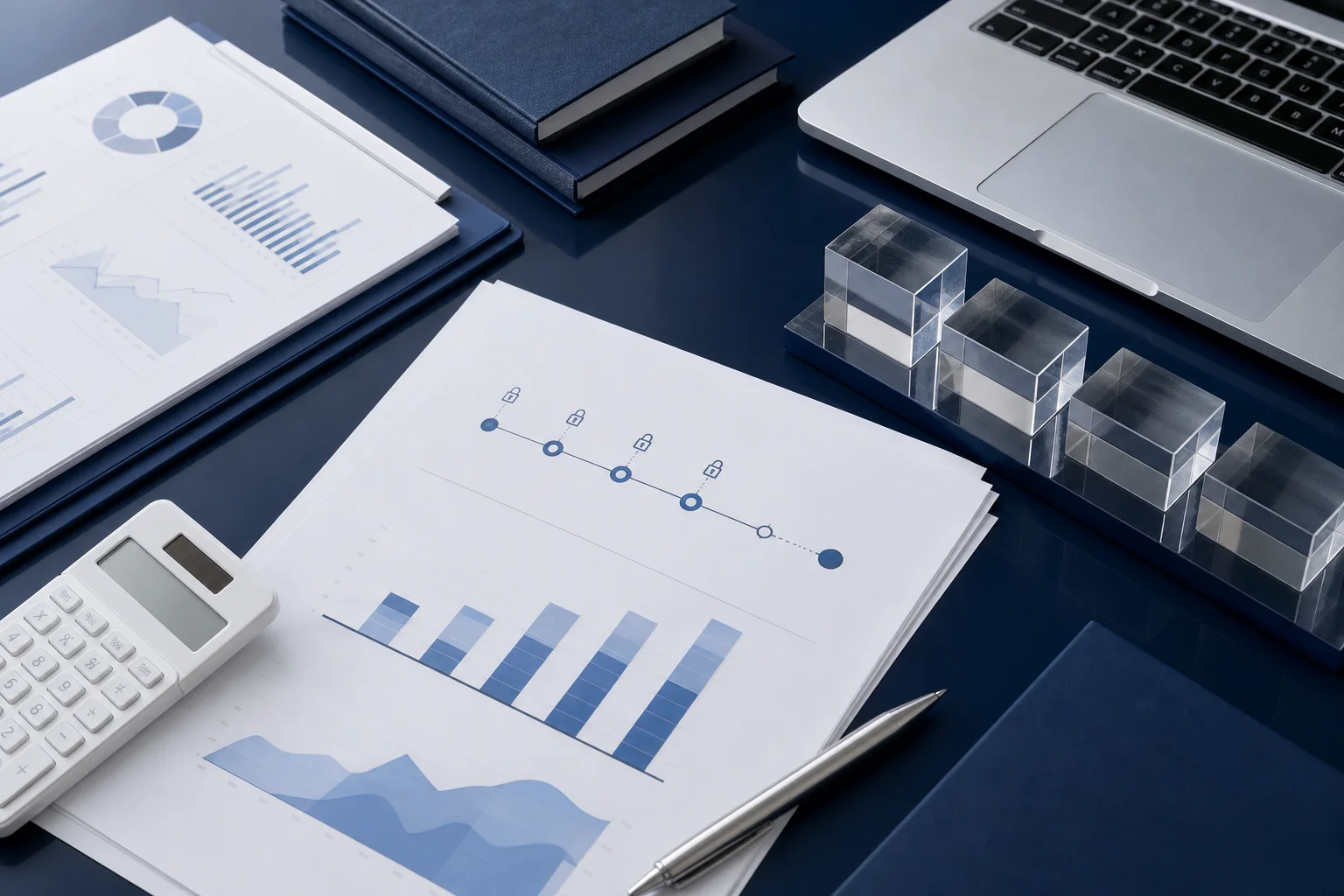 An equity planning workspace with financial charts and tax lots